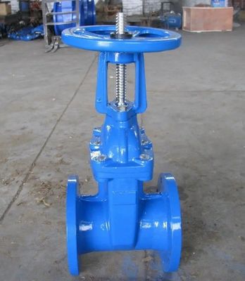 Rénovation logicielle de la vanne de porte à ciseau en fer ductile non montante avec disque de joint en caoutchouc