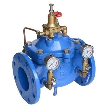 Valve réductrice de pression conçue de manière efficace avec valve de régulation de dégagement