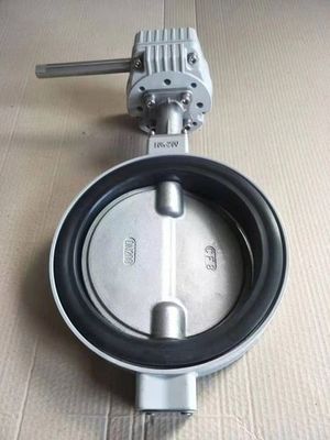 EPDM PTFE étanchéité en alliage d'aluminium Wafer corps soupape papillon pour la résistance à la corrosion