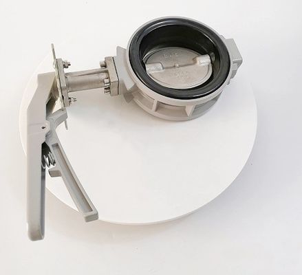 EPDM PTFE étanchéité en alliage d'aluminium Wafer corps soupape papillon pour la résistance à la corrosion