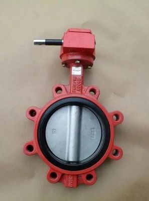 Valve papillon de type lug avec taille de port et caractéristiques de sécurité personnalisées