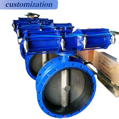 Ventilateurs à papillons à actionneur pneumatique supérieur et équipements pour l'industrie