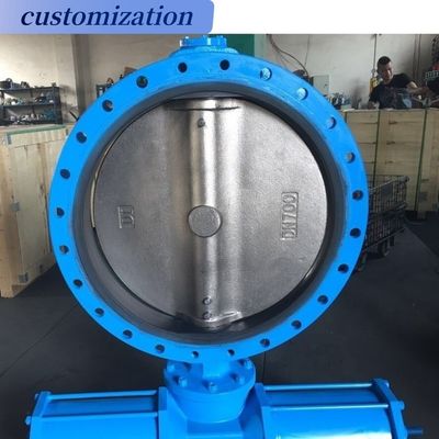 Valve de commande de l'actionneur pneumatique avancé pour valves et raccords de papillons personnalisés