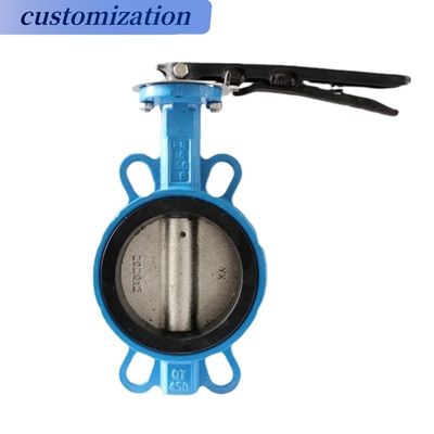 Valve papillon en fonte idéale pour le contrôle de basse température dans les opérations de centre de plaquettes