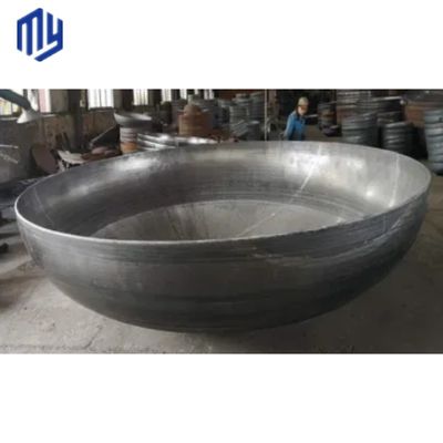 Tête de conteneur de réservoir elliptique en acier inoxydable au carbone à connexion soudée supportée par OEM