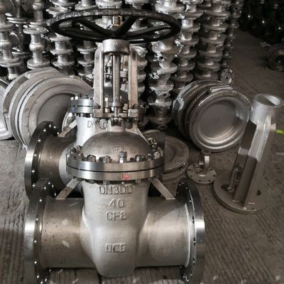 CF8 Valve d'entrée d'extrémité à bride en acier inoxydable pour la filtration des filtres industriels de type Y