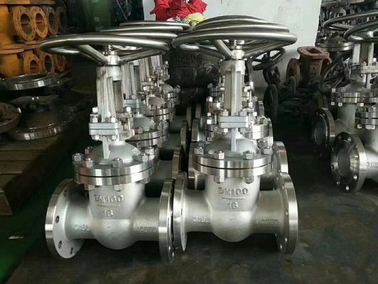 Valve de porte à tige en acier durable ANSI / acier inoxydable pour les systèmes d'eau au gaz de pétrole