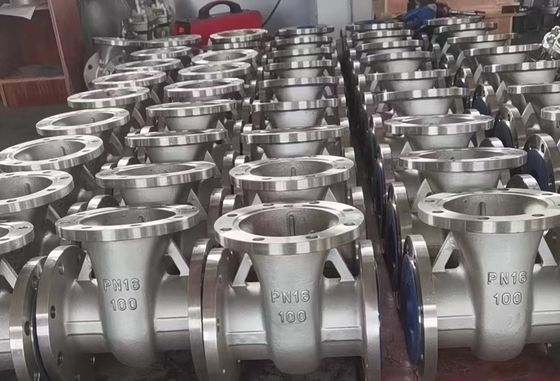 Valve de porte à tige en acier durable ANSI / acier inoxydable pour les systèmes d'eau au gaz de pétrole