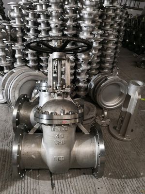 Valve de porte à tige en acier durable ANSI / acier inoxydable pour les systèmes d'eau au gaz de pétrole