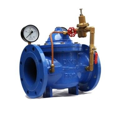 Contrôle de l'eau d'urgence ouverture de la pression de maintien de la pression de soulagement de la vanne du corps en fer ductile