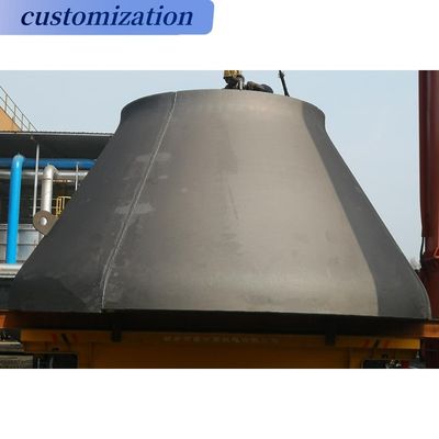 Tête conique de taille personnalisée pour connecter le cylindre dans la construction elliptique