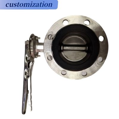 Matériau EPDM pour le siège de soupape de papillon à double bride électrique à basse température PN10