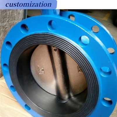 Matériau EPDM pour le siège de soupape de papillon à double bride électrique à basse température PN10
