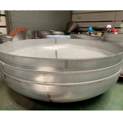Code de tête de cercle en acier au carbone équivalent ASME Têtes de vaisseau pour les capuchons de fond de réservoir
