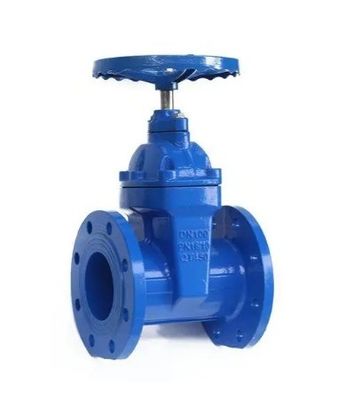 Valve de porte en acier coulé de 8 pouces personnalisée avec extrémité en bride et support d'eau à roue de main