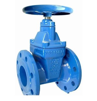 Valve de porte en acier coulé de 8 pouces personnalisée avec extrémité en bride et support d'eau à roue de main