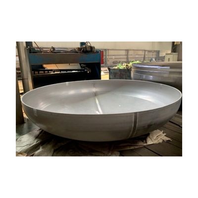 OEM personnalisé 24 pouces en acier inoxydable elliptique tête de réservoir à plat pour grands tuyaux