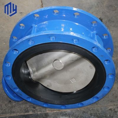 DN600 PN10 PN25 NBR siège électrique soupape papillon à double bride ouverte rapide