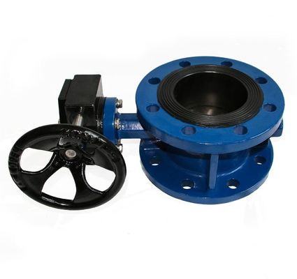 Ventilateur papillon à double bride pour l'eau avec siège manuel remplaçable EPDM/NBR en caoutchouc