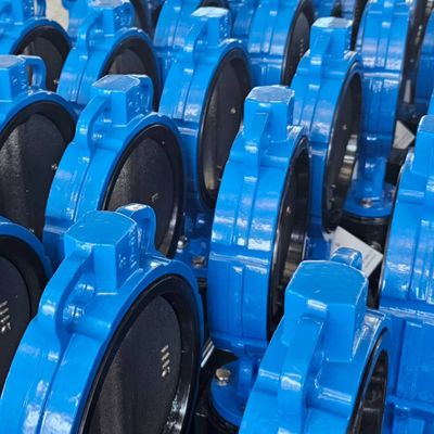 Soutien personnalisé ODM EPDM L'actionneur pneumatique revêtu d'un revêtement de type Wafer contrôle de la soupape papillon