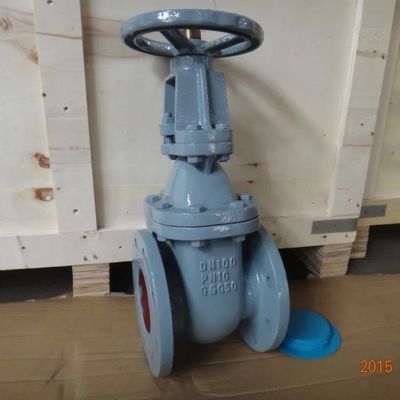 DN32 CI Flange de siège métallique Fer moelleux en fonte Sceau montant en acier inoxydable