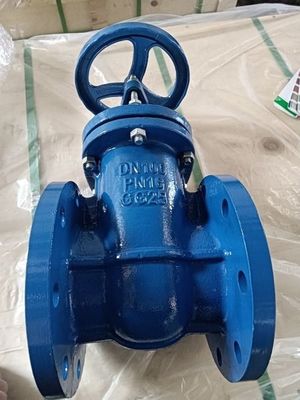 DN32 CI Flange de siège métallique Fer moelleux en fonte Sceau montant en acier inoxydable