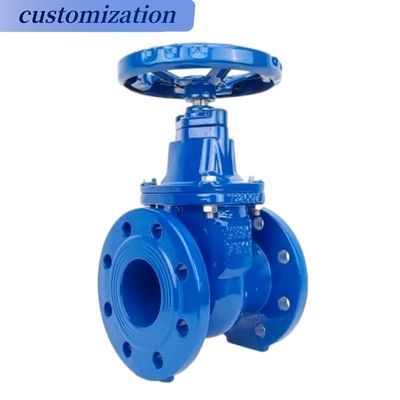 DN32 CI Flange de siège métallique Fer moelleux en fonte Sceau montant en acier inoxydable