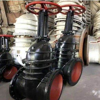 Industrie 100 mm vanne de porte WCB en fonte avec tige ascendante et siège métallique en cuivre en laiton