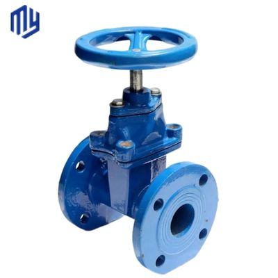 Valve de porte en fonte à tige ductile à bride sans élévation avec support d'eau personnalisé