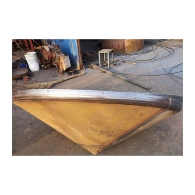 Tête de cercle Code de soudage Connexion de réservoir en acier inoxydable Tête de réservoir en bas Têtes coniques