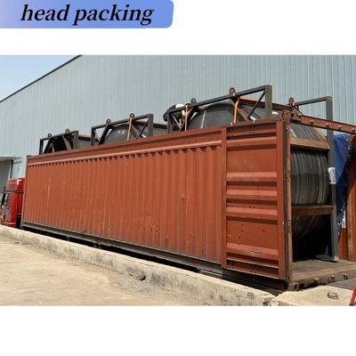 Vessel à pression circulaire hémisphérique à extrémité plate pour les réservoirs de stockage en acier