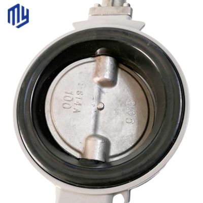 Service personnalisé offert 3 "DN80 Coulée corps en alliage de l'aluminium Wafer soupape papillon