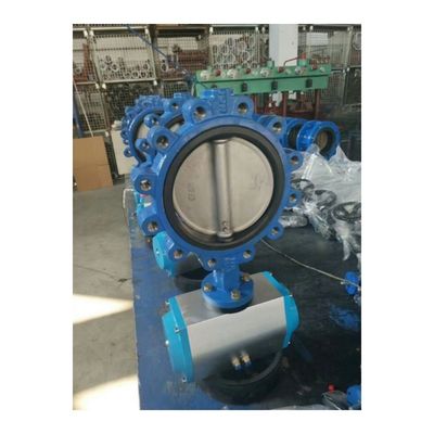 Classe 150 Ventilateur papillon pneumatique en acier inoxydable pour régulation de la température normale