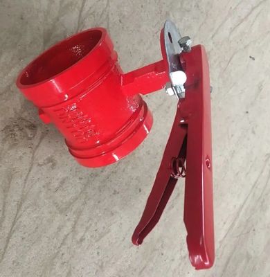 Ventilateur papillon à température moyenne à rainures pour tranchées