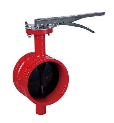 Ventilateur papillon à température moyenne à rainures pour tranchées