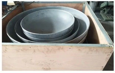 Tête de récipient sous pression en acier forgé en forme de cercle pour applications industrielles