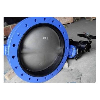 Régulation du gaz Valve à papillon de type double excentrique de grande taille avec structure de diaphragme
