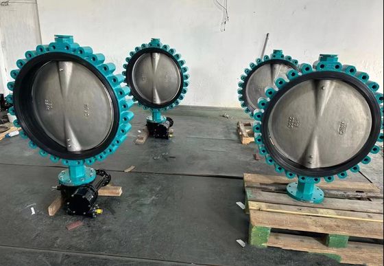 Ventilateur papillon de type DN300 personnalisé en acier au carbone