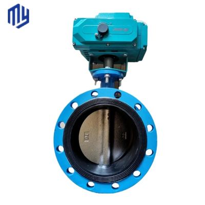 Structure BUTTERFLY Valve à papillon électrique à double bride pour les milieux à basse température
