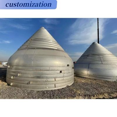 ODM support personnalisé soudage connexion en acier inoxydable réservoir dôme sceau tête capuchon