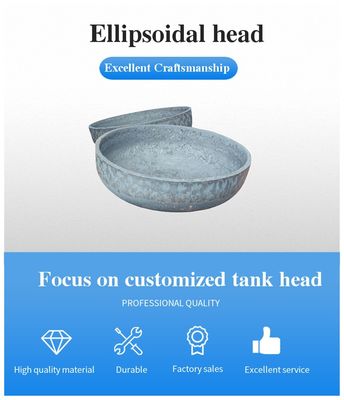ASME Tête de réservoir en acier inoxydable au carbone avec joint ellipsoïdal