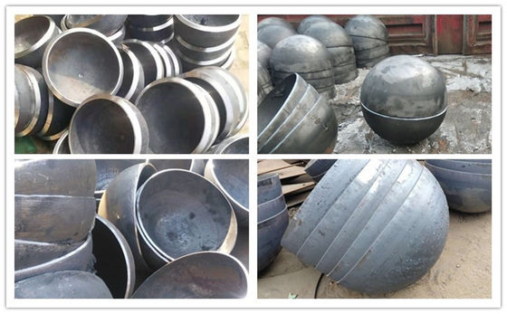 Réservoirs de tête à plat polyvalents en acier au carbone semi-elliptique pour applications industrielles