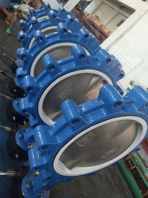 Applications pour l'eau Ventilateurs papillons AWWA Wafer Lug Disque à double bride C954 C950 C955