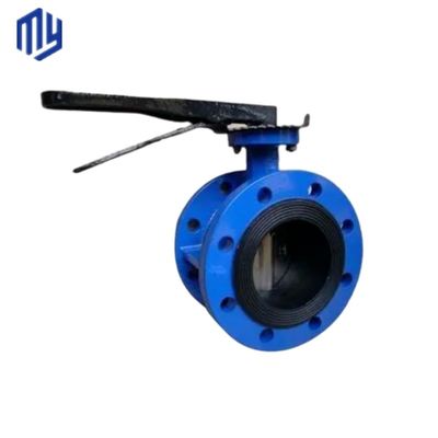 Valve à papillon à double bride en acier inoxydable pour les médias pétroliers et industriels