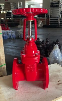 Contrôle de l'eau 4" Valve manuelle de sortie de souche PN10 PN16 à l'intérieur du milieu d'eau