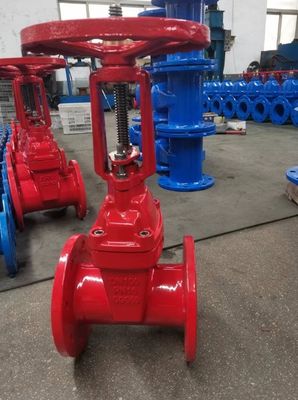 Taille de port personnalisée DN50 Commande manuelle des vannes de porte de la tige non montantes