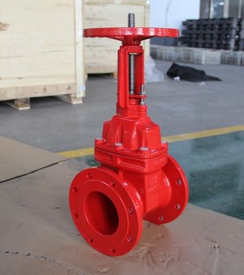 DN125 soupape d'eau à tige en fer ductile non montante pour les applications à température normale