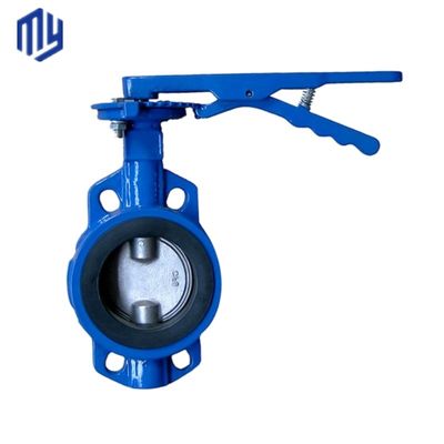 Valves papillons à rouleaux de gaufre conçues efficacement avec revêtement en caoutchouc PFA PTFE EPDM