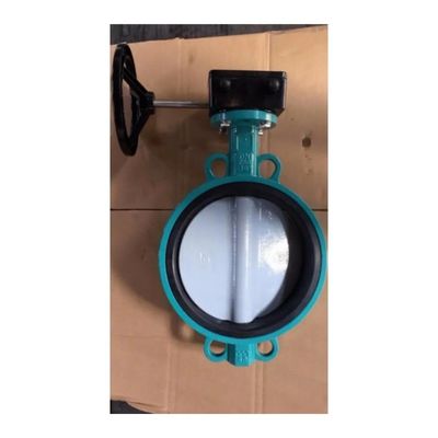 Valve papillon en fer ductile avec support de bride en acier inoxydable Service après-vente