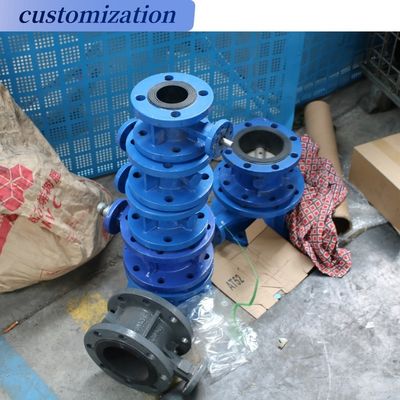 Valve à papillon de type flange U pour l'eau de mer